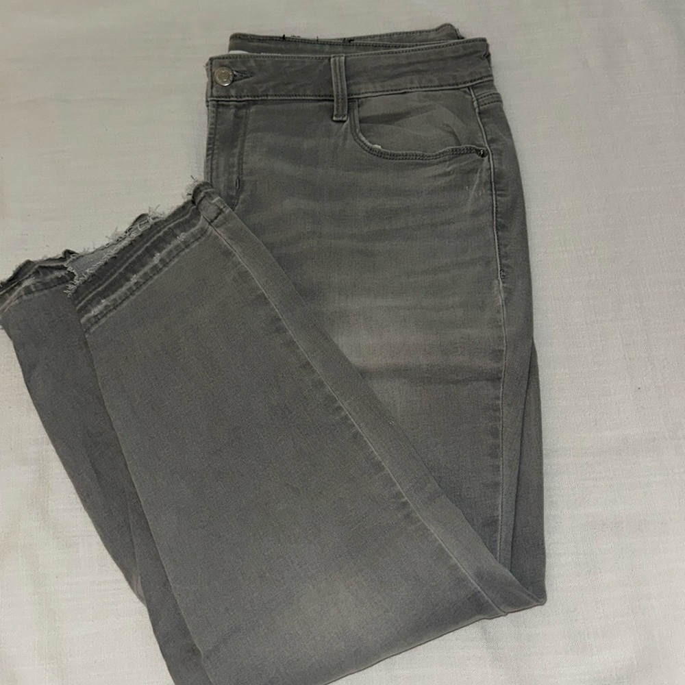 Old navy - light gray jeans - skinny ankle - s 14